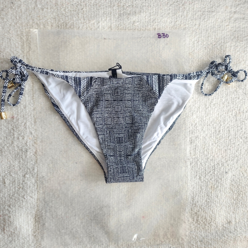 Heidi Klum side tie bikini bottoms size 8